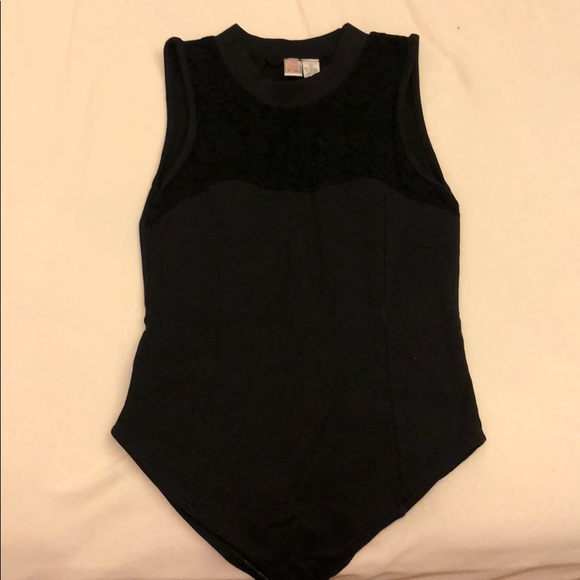 Tops - Black lace bodysuit